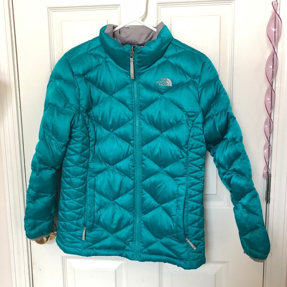 The North Face Other - Girls Aqua North Face Puffer Jacket - Size XL